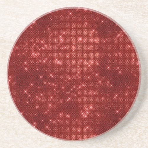 Red Sparkle Glitz Coaster