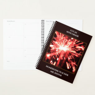Red Sparks Custom School Classroom Planner