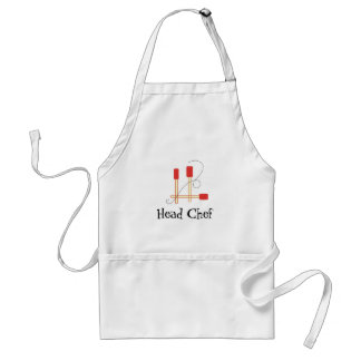 Red Spatulas Adult Apron