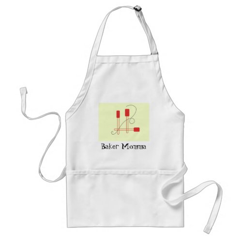 Red Spatulas Adult Apron