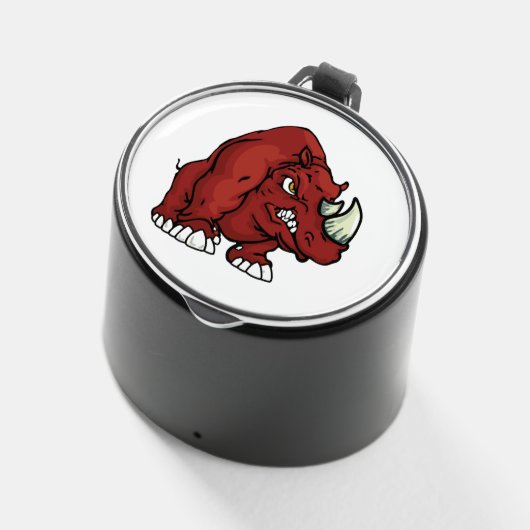 red_speaker bluetooth speaker (Front)