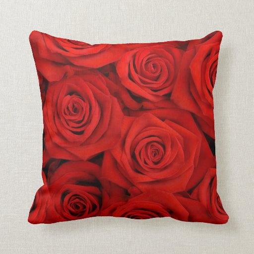 Floral Red Decorative Pillows WebNuggetz com