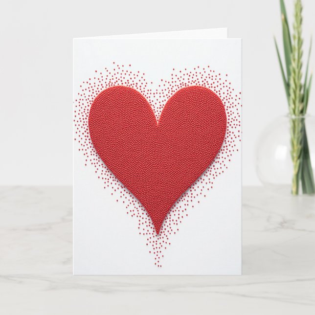 Red Sphere Heart Card (Front)