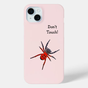 Red spider iPhone 15 plus case