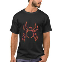 Red Spider Graphic Tee for Yoga Lover | Gen Z Hust
