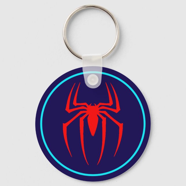Red Spider Insect Design Keychain (Front)