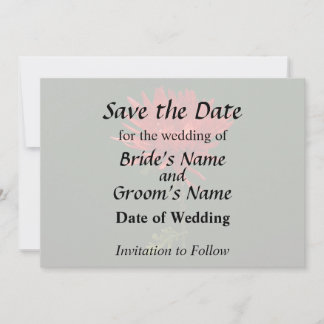 Red Spider Mum Save The Date