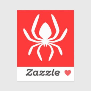Red Spider Symbol Sticker