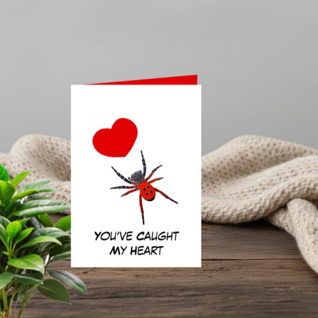 Red spider Valentine’s Day Holiday Card (Creator Uploaded)