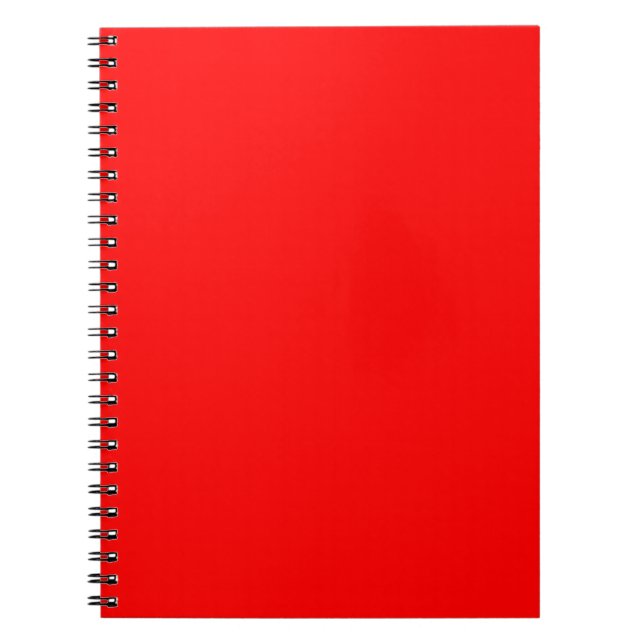 Red Spiral Notebook (Front)