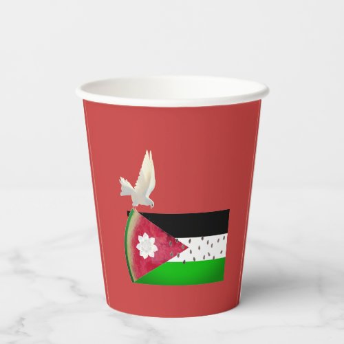Red Spiritual Motivation Paper Cups