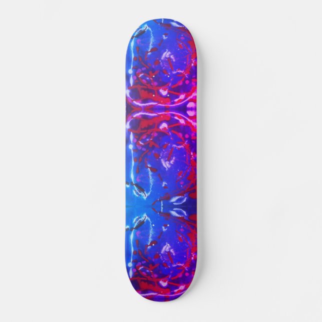 Red splash skateboard (Front)