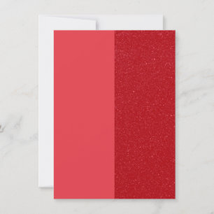 Red Split-Panel Glitter Thank-You Card – Customize