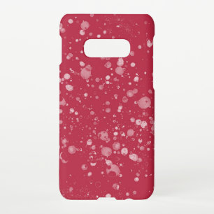 Red Splotchy Chaos Samsung Galaxy S10E Case
