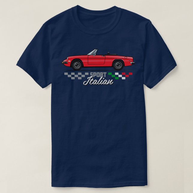 red sport T-Shirt (Design Front)