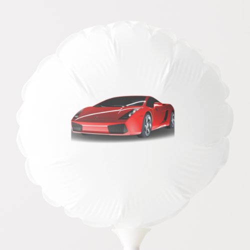Red Sports Car Balloon