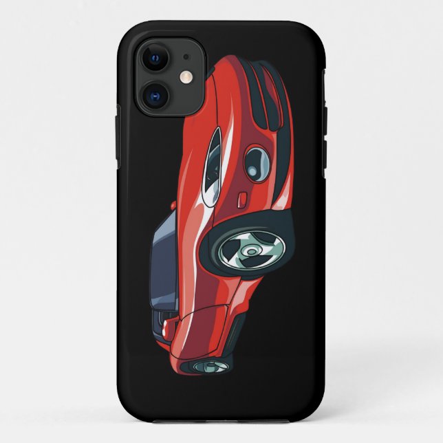 Red Sports Car Case-Mate iPhone Case (Back)