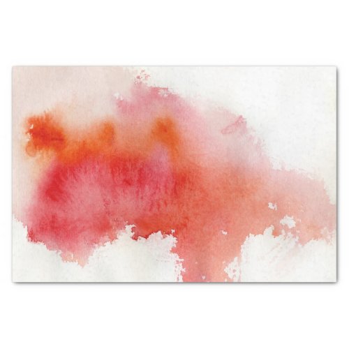 Red spot watercolor abstract hand painted tissue paper
