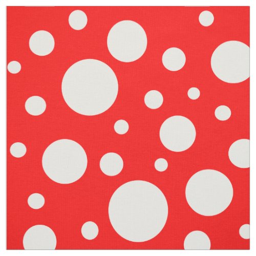 Red Spots Fabric
