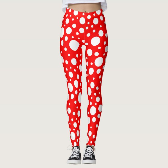 Red Spots Leggings (Front)