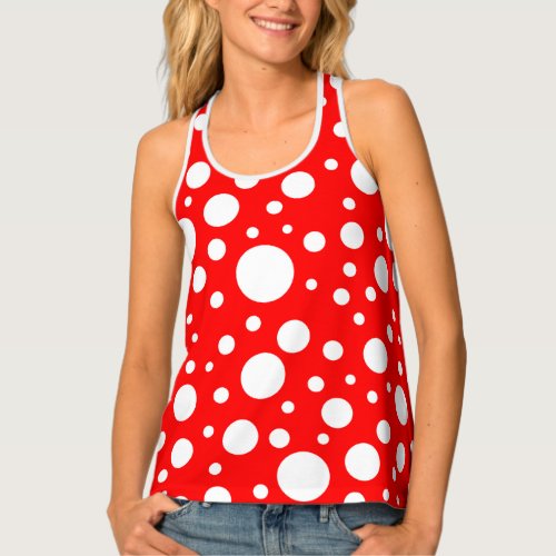 Red Spots Tank Top