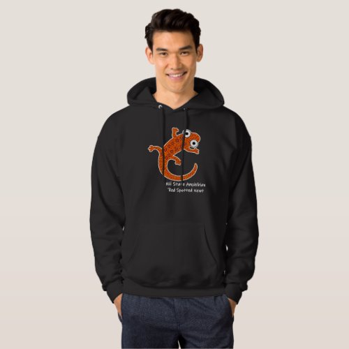 Red Spotted Newt _ New Hampshire State Amphibian Hoodie