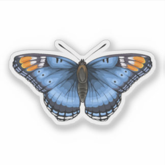 Red spotted purple Butterfly 2 Sticker