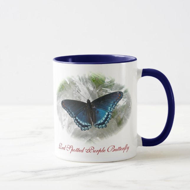 Red Spotted Purple Butterfly Mug (Right)