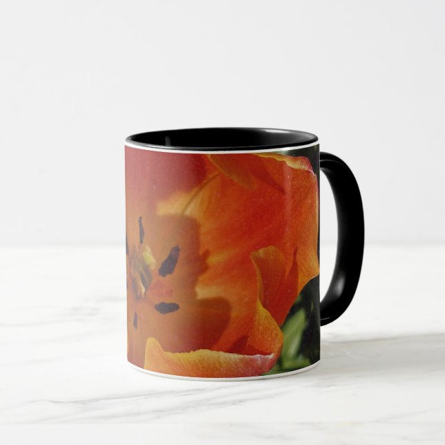 red spring flower  mug (Front Right)