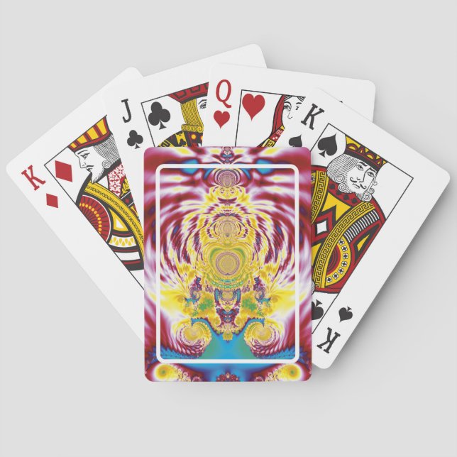 Red Spring Poker Cards (Back)
