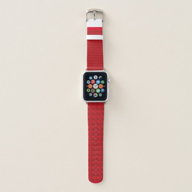 Red square  apple watch band (Front)