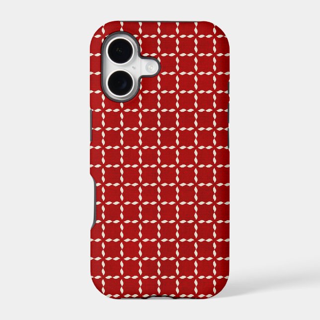 Red Square Iphone Case (Back)