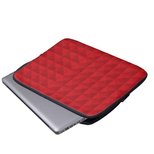 Red Square  Laptop Sleeve (Front Bottom)