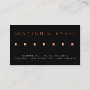 RED SQUARES Professional Business Card