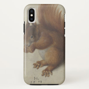 Red Squirrel (by Hans Hoffmann) iPhone X Case