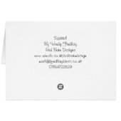 Red squirrel cards (Back Horizontal)