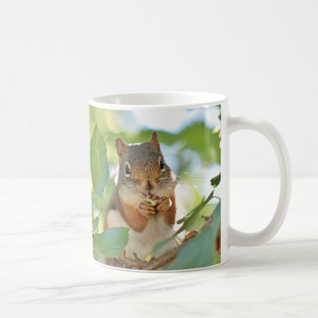 Red squirrel coffee mug (Right)