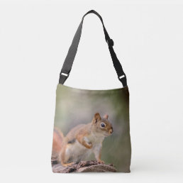 Red Squirrel Crossbody Bag