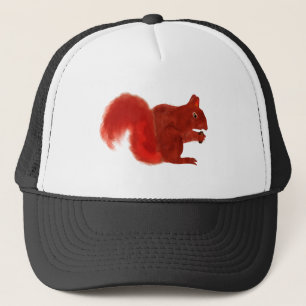 Red Squirrel Cute Woodland Animal Trucker Hat