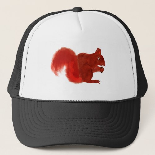 Red Squirrel Cute Woodland Animal Trucker Hat