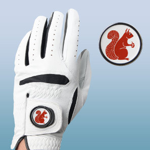 Red Squirrel Golf Glove