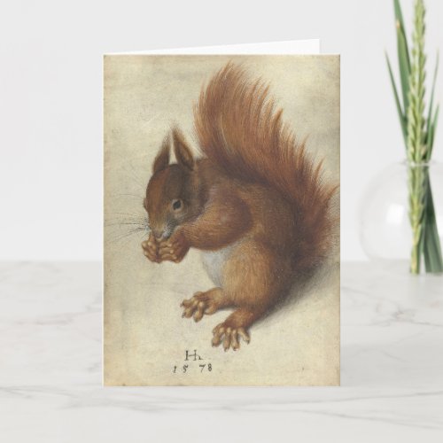 Red Squirrel  Hans Hoffmann Card