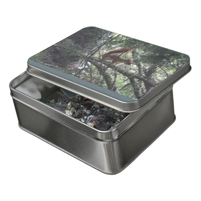 Red Squirrel Jigsaw Puzzle (Lid Open)