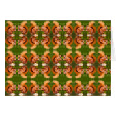 Red Squirrel Pattern Cards (Front Horizontal)