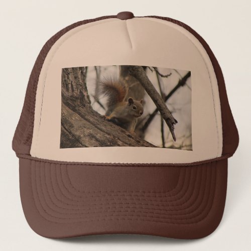 Red Squirrel Trucker Hat