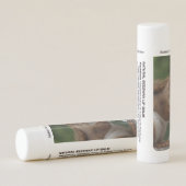 Red Squirrel with Petunia Flowers Lip Balm (Back)