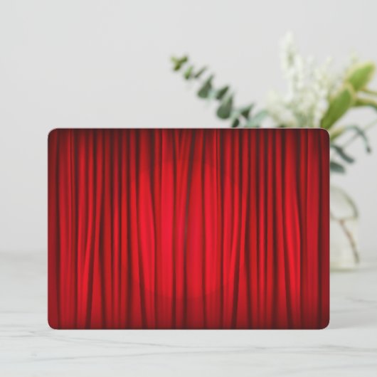Red Stage Curtain Pattern (Standing Front)