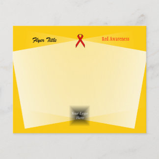 Red Standard Ribbon by Kenneth Yoncich Flyer