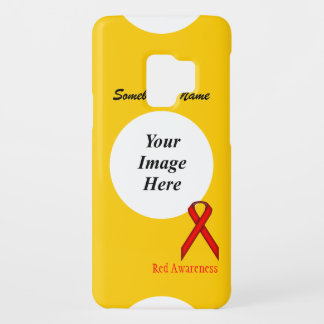 Red Standard Ribbon Template by Kenneth Yoncich Case-Mate Samsung Galaxy S9 Case