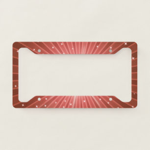 Red Star Accent - Star Licence Plate Frame